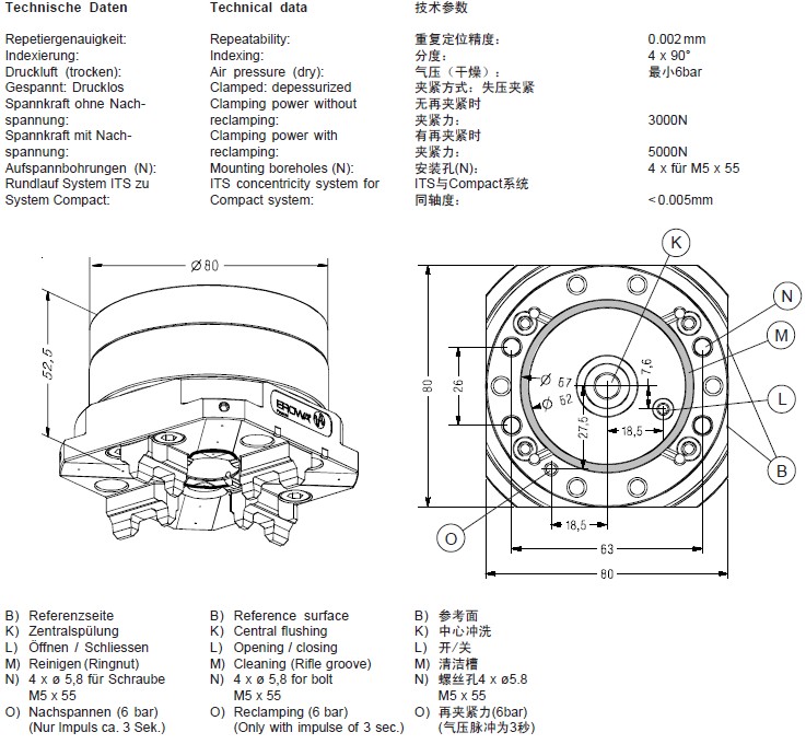 ER-020025 erowa its compact combi 卡盤